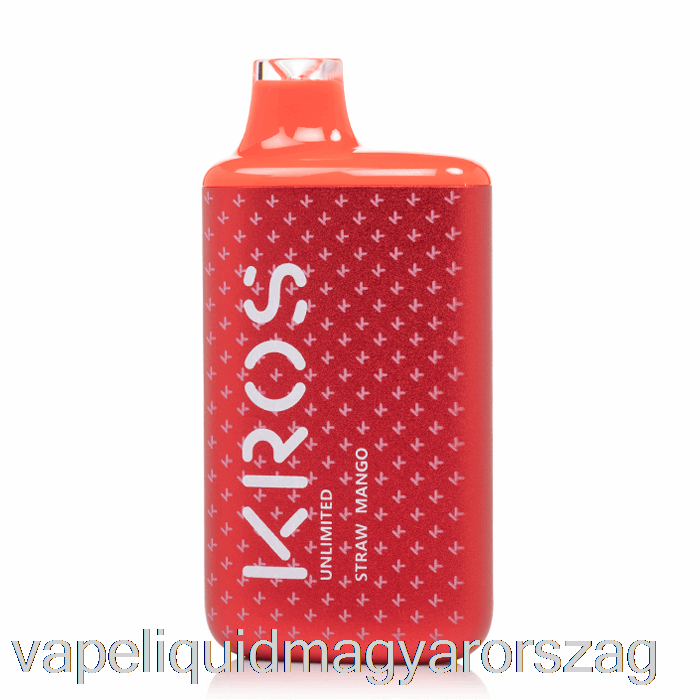 Kros Korlátlan 6000 Eldobható Szalma Mangó Vape Toll